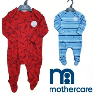 TRAJE DE DORMIR MOTHERCARE BEBÉ NIÑOS ROJO DINOSAURIO SALÓN ROPA BEBÉ CRECER - Imagen 1 de 5