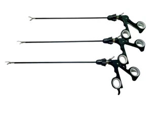 Laparoscopic Maryland Curved Dissector Forceps Surgical Instruments Set 3Pc 5mm - Picture 1 of 8