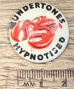 THE UNDERTONES HYPTNOTISED PINBACK TOUR VINTAGE PROMO BADGE BUTTON PUNK - Picture 1 of 2