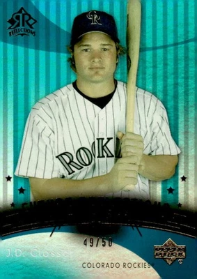 2005 Upper Deck Reflections #129 J.D. Closser Turquoise #/50 - Image 1 of 2