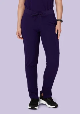MANDALA SCRUBS Women’s Cargo Pants in Eggplant  - Size 4XL - Image 1 of 4