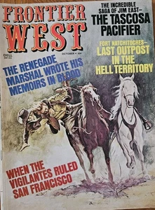 Frontier West Magazin Oktober 1974 Renegade Marshal Hell Territory Vigilante - Bild 1 von 4
