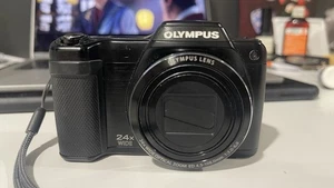 Olympus Digital Camera Stylus SZ-15 16.0MP Black Tested - Picture 1 of 5