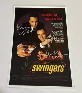 SWINGERS Signed Movie Poster 11x17 with COA - Authentic Memorabilia - Picture 1 of 2