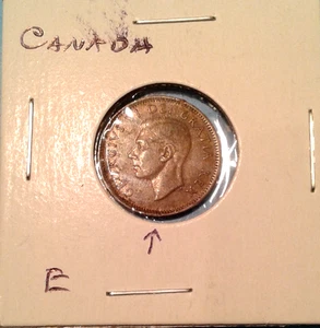 ERROR 1948 Canada 1 Cent Penny Coin . - Picture 1 of 4
