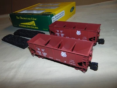 S HELPER  1188  2 CAR PACK USRA NEW HAVEN HOPPERS WITH COAL LOADS   + BOX - Image 1 of 4