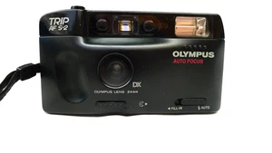 Olympus Trip AF S-2 analoge Kleinbildkamera schwarz Point & Shoot - Bild 1 von 8