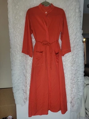 Vassarette Mujer Vestido Bata Vestido EE. UU. Raro Naranja Raro Mediano Foto 1 de 4