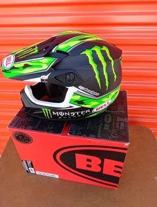 Monster Energy Bell MX-9 Motorcycle Helmet Motocross Pro Circuit Large apdesigns - Foto 1 di 6