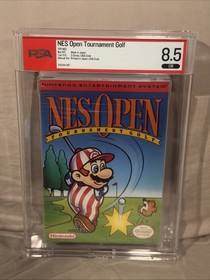 Rare Nintendo NES Open Tournament Golf 1991 CIB PSA Graded 8.5 Still In Shrink!!