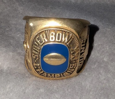 Réplica de anillo de campeonato jumbo de los New York Giants grande decoración de fútbol Foto 1 de 4