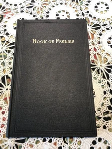 Antique Vintage Book The Book Of Psalms King James Version Large Print Bible - Imagen 1 de 4