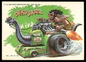1980 Topps Weird Wheels #10 Dynosaur estado excelente+ - Imagen 1 de 2