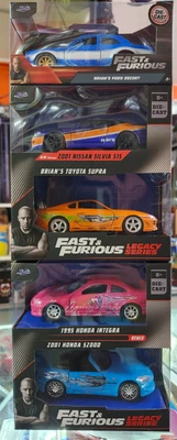 Fast & Furious Legacy Series Lot of 5 1:32 Scale Die Cast Cars JADA TOYS - Image 1 of 4