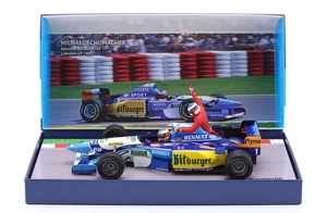 1/18 MINICHAMPS BENETTON B195 CANADIAN GP ALESI / SCHUMACHER TAXI BOX SET - Picture 1 of 4