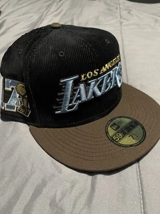 Los Angeles Lakers Hat 7 1/2 - Picture 1 of 1