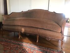 Antique hand carved French provincial sofa. 