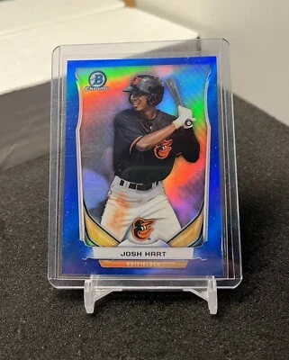Josh Hart 2014 Bowman Chrome CTP-57 Baltimore Orioles blue refractor 047/399 - Image 1 of 2