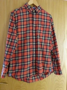 Pepe Jeans Regulär Gr. L-41 M Herren Hemd Herrenhemd Langarm kariert Rot-Schwarz - Bild 1 von 7