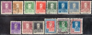 ARGENTINA 1923/4 STAMP Sc. # 340/1, 343 AND 345/55 USED - Picture 1 of 2