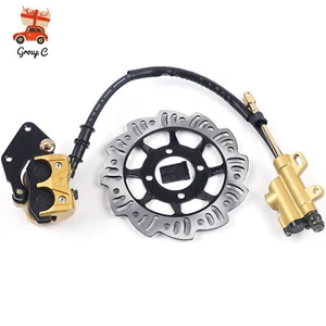 Brake Disc Hydraulics Brakes Kit For 49-125cc 4-stroke Mini Dirt Pocket Bike UK - Picture 1 of 14