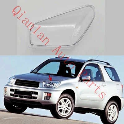 Cubierta de faro transparente lateral izquierdo con pegamento para Toyota RAV4 2001-2005 Foto 1 de 4