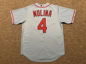 Yadier Molina - St. Louis Cardinals - 2019 Majestic Alternate Jersey sz Medium - Picture 1 of 11
