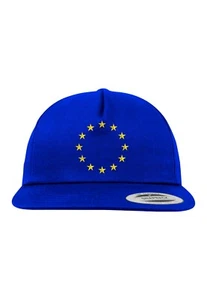 Youth Designz Unisex Cap Europa Sterne Kappe Snapback Flagge EU Länder Nato Fun - Picture 1 of 4