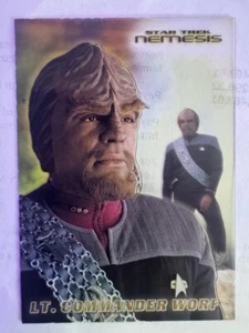 2002 Star Trek Nemesis Casting Call Lt. Commander Worf CC4 - Picture 1 of 2