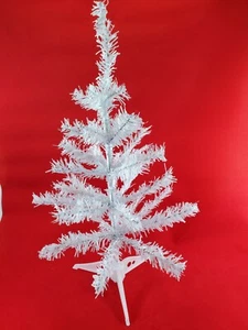 "Mini Árboles de Navidad Mesa, Escritorio, Soportes Árbol de Navidad 18" Blanco ¡Nuevo!¡! - Imagen 1 de 9