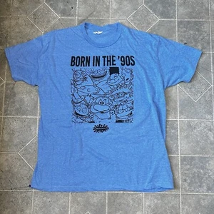 Nickelodeons Born In The 90s Tshirt. Blue XL - Picture 1 of 8