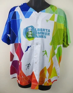 Alberta Summer Games 2016 Athletics Basketball Sports Shirt USA Jersey Mens XL - Bild 1 von 5