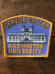 WASHINGTON UNIVERSITY ST LOUIS, MISSOURI SERVICE OFFICER SHOULDER PATCH MO - Picture 1 of 3