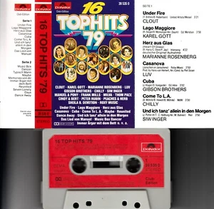 V.A. - 16 Top Hits 79 📼 MC Polydor Records 1979 - Picture 1 of 2