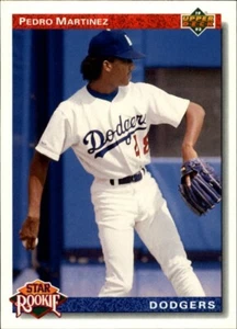 Tarjeta de béisbol Pedro Martínez 1992 Upper Deck MLB #18 Los Angeles Dodgers - Imagen 1 de 2