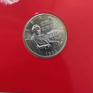 Bill of Rights Commemorative Half Dollar Set 1993 OGP COA. Silberhälfte ist getönt - Bild 1 von 8
