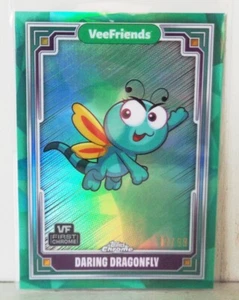 VeeFriends Topps Chrome 2025 #79 Daring Dragonfly Green Refractor 13/99 - Picture 1 of 3