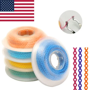 5M/1Roll Dental Orthodontic Elastic Ultra Power Chain Rubber Band Ligature Ties - Picture 1 of 16