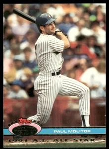 Paul Molitor Milwaukee Brewers #122 1992 Stadium Club Dome Baseball Card - Picture 1 of 2