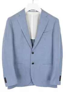 SUITSUPPLY Havana Patch HL Slim Blazer Men's UK 38 Wool Silk Linen Cashmere - Picture 1 of 10