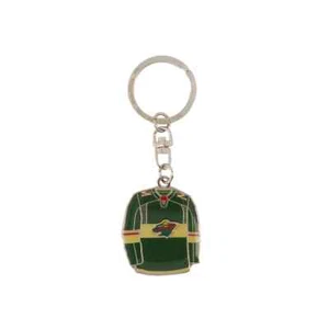 Minnesota Wild Jersey Keyring Keychain JF Sports New in Package - Picture 1 of 2