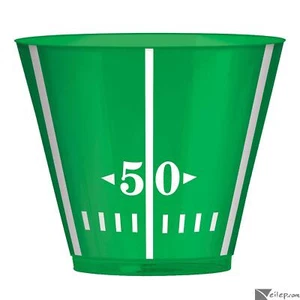 amscan Football Party Tailgate Cocktail Tumblers 9 oz. Reusable Drink Cups, 2... - Picture 1 of 1