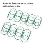 40PCS Star Paper Clips Anti Slip Cute Shape 40PCS Lightweight Star Paper Clips
