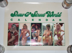 Show N' Street World 1992 Wall Calendar Bikini Models Hot Rods Classic Cars - Picture 1 of 6
