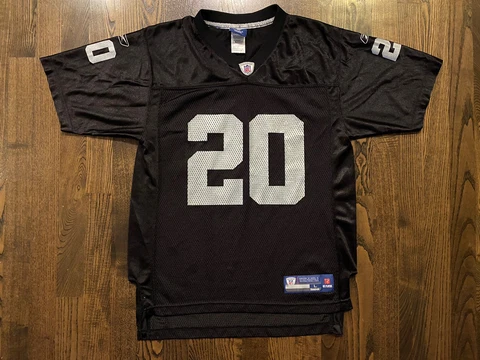 Reebok DARREN MCFADDEN #20 Oakland Raiders Jersey Size Youth Large (14-16) Cover