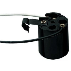 (6)-Westinghouse Horizontal Snap-In Medium Base Black Lamp Socket 70145 - Picture 1 of 1