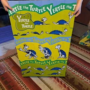 DR SEUSS YERTLE THE TURTLE 2011 GIANT FLOOR PUZZLE RETIRED 48 PIECES COMPLETE - Picture 1 of 6