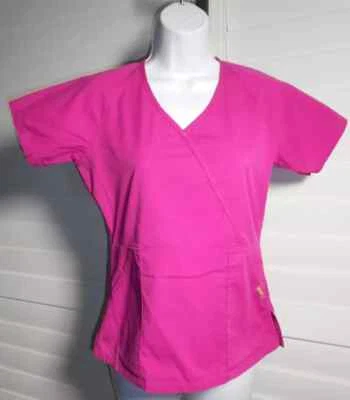 Blusa Médica Koi by Kathy Peterson Fucsia Enfermeras Talla XS Foto 1 de 2