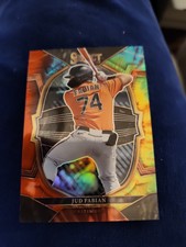 2023 Panini Select Baseball Jud Fabian Tie Die Prizm Orioles SSP /25