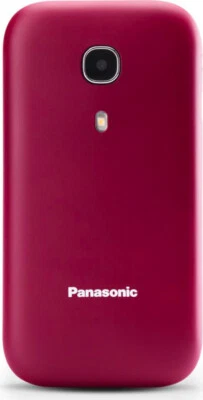 Panasonic Telefono Cellulare Clamshell 2.4" Bluetooth microUSB Rosso KX-TU400EXR - Immagine 1 di 4